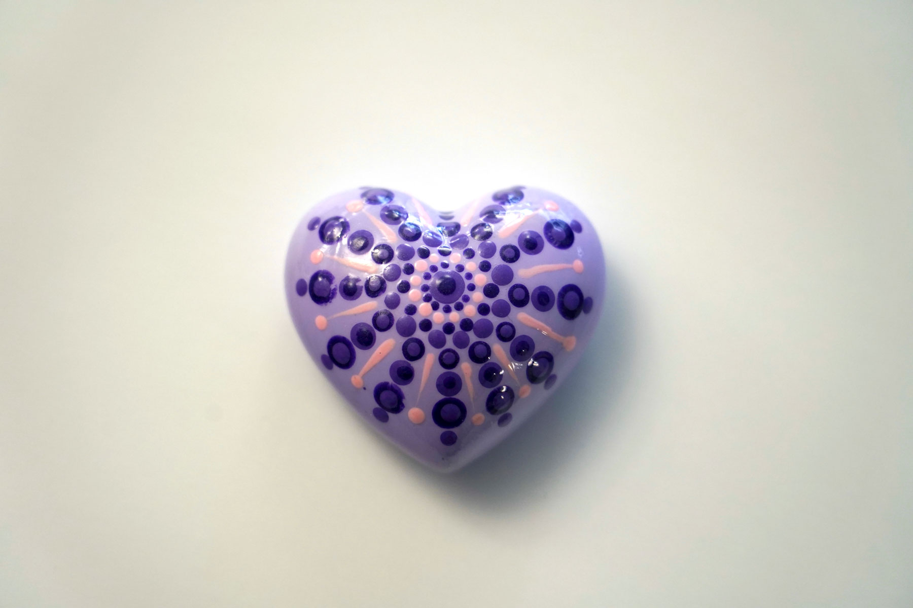 10 Herz lila/violett